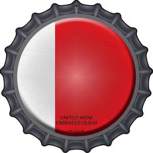 UN Arab Emirates Dubai Wholesale Novelty Metal Bottle Cap Sign