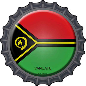 Vanuatu Country Wholesale Novelty Metal Bottle Cap Sign