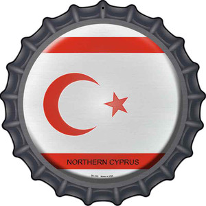 Northern Cyprus Country Wholesale Novelty Metal Bottle Cap Sign