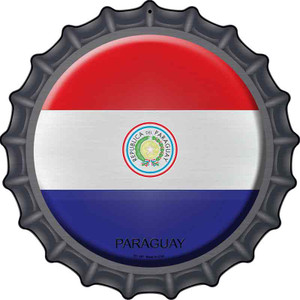 Paraguay Country Wholesale Novelty Metal Bottle Cap Sign