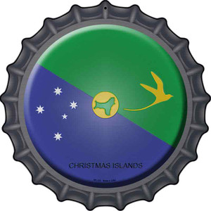 Christmas Islands Country Wholesale Novelty Metal Bottle Cap Sign
