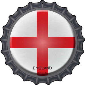 England Country Wholesale Novelty Metal Bottle Cap Sign
