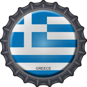 Greece Country Wholesale Novelty Metal Bottle Cap Sign