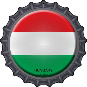 Hungary Country Wholesale Novelty Metal Bottle Cap Sign