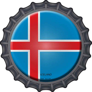 Iceland Country Wholesale Novelty Metal Bottle Cap Sign