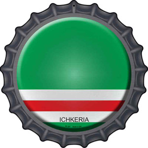 Ichkeria Country Wholesale Novelty Metal Bottle Cap Sign