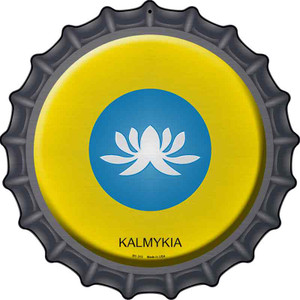 Kalmykia Country Wholesale Novelty Metal Bottle Cap Sign