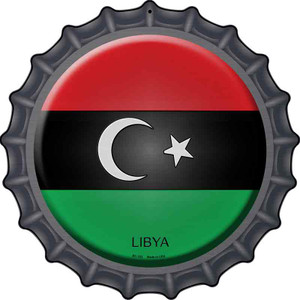 Libya Country Wholesale Novelty Metal Bottle Cap Sign