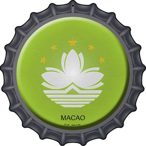 Macao Country Wholesale Novelty Metal Bottle Cap Sign