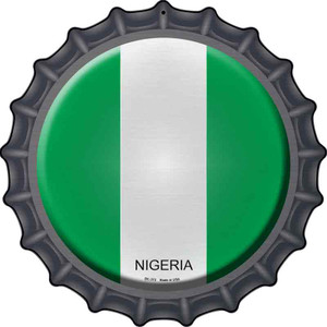 Nigeria Country Wholesale Novelty Metal Bottle Cap Sign