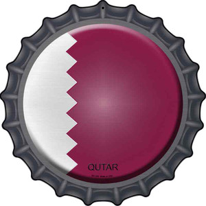 Qutar Country Wholesale Novelty Metal Bottle Cap Sign