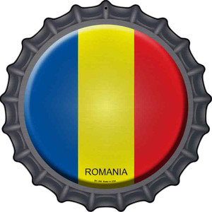 Romania Country Wholesale Novelty Metal Bottle Cap Sign