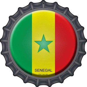Senegal Country Wholesale Novelty Metal Bottle Cap Sign