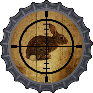 Rabbit Hunter Wholesale Novelty Metal Bottle Cap Sign