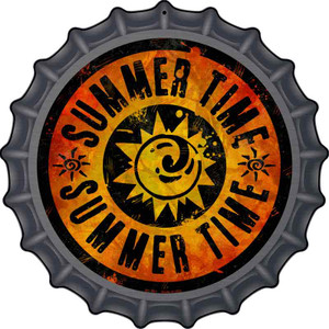 Summer Time Wholesale Novelty Metal Bottle Cap Sign