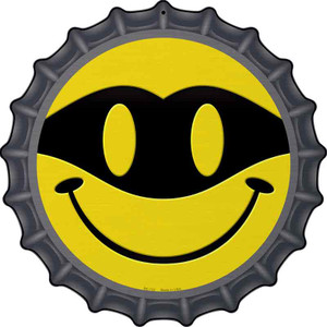 Masked Smile Wholesale Novelty Metal Bottle Cap Sign