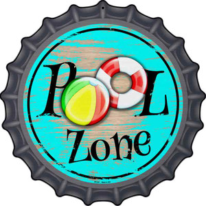 Pool Zone Wholesale Novelty Metal Bottle Cap Sign