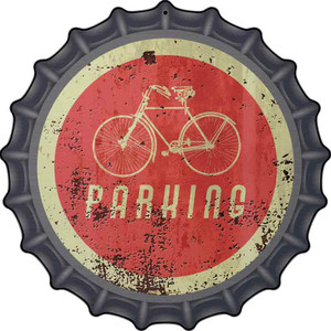 Bicycle Parking Wholesale Novelty Metal Bottle Cap Sign