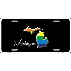 Michigan Rainbow Wholesale Metal Novelty License Plate