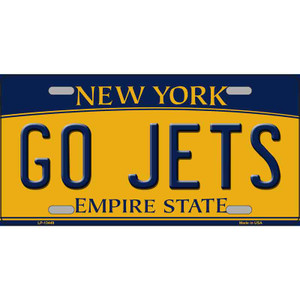 New York Go Jets Wholesale Novelty Metal License Plate Tag