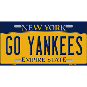 Go Yankees Wholesale Novelty Metal License Plate Tag