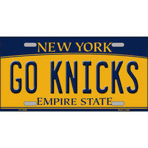 Go Knicks Wholesale Novelty Metal License Plate Tag