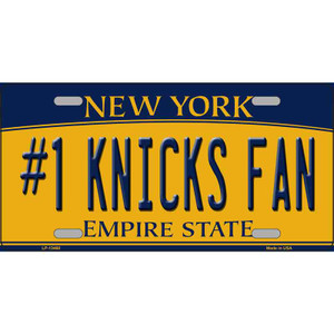Number 1 Knicks Fan Wholesale Novelty Metal License Plate Tag