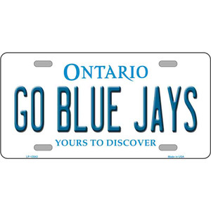 Go Blue Jays Wholesale Novelty Metal License Plate Tag