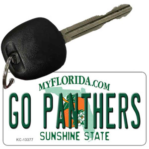 Go Panthers Florida Wholesale Novelty Metal Key Chain