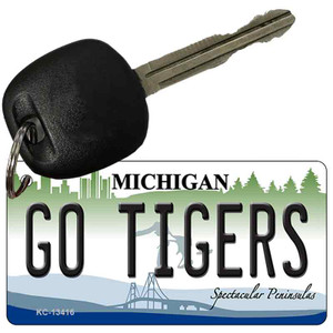 Michigan Go Tigers Wholesale Novelty Metal Key Chain