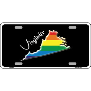 Virginia Rainbow Wholesale Metal Novelty License Plate