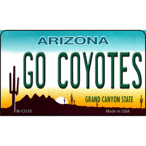 Go Coyotes Wholesale Novelty Metal Magnet M-13319