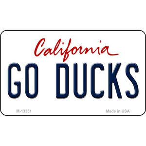 Go Ducks Wholesale Novelty Metal Magnet M-13351