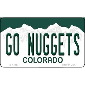 Go Nuggets Wholesale Novelty Metal Magnet M-13357