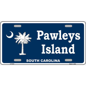 Pawleys Island Wholesale Metal Novelty License Plate