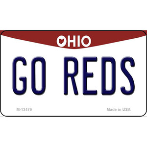 Go Reds Wholesale Novelty Metal Magnet M-13479