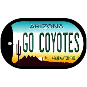 Go Coyotes Wholesale Novelty Metal Dog Tag Necklace