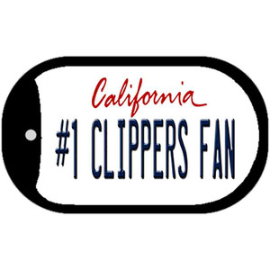 Number 1 Clippers Fan Wholesale Novelty Metal Dog Tag Necklace