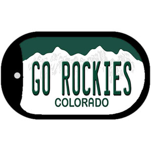 Go Rockies Wholesale Novelty Metal Dog Tag Necklace