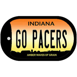 Go Pacers Wholesale Novelty Metal Dog Tag Necklace