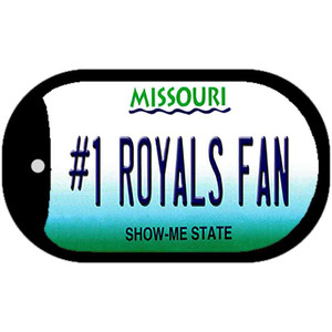 Number 1 Royals Fan Wholesale Novelty Metal Dog Tag Necklace