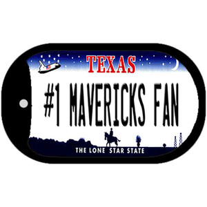 Number 1 Mavericks Fan Wholesale Novelty Metal Dog Tag Necklace