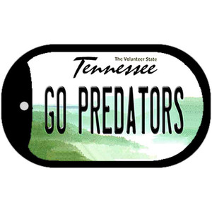 Go Predators Wholesale Novelty Metal Dog Tag Necklace