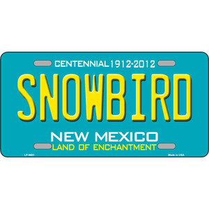 Snowbird New Mexico Novelty Wholesale Metal License Plate