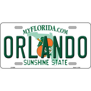 Orlando Florida Novelty Wholesale Metal License Plate