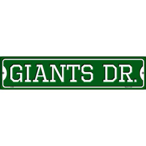 Giants Dr Wholesale Novelty Metal Street Sign