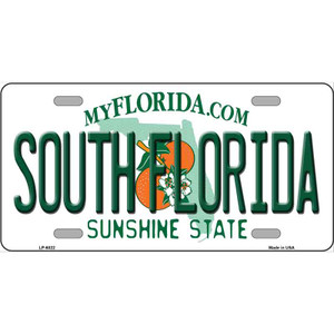 South Florida Novelty Wholesale Metal License Plate