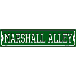 Marshall Alley Wholesale Novelty Metal Street Sign