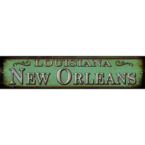 New Orleans Louisiana Wholesale Novelty Metal Street Sign