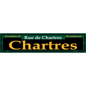 Chartres Green Wholesale Novelty Metal Street Sign